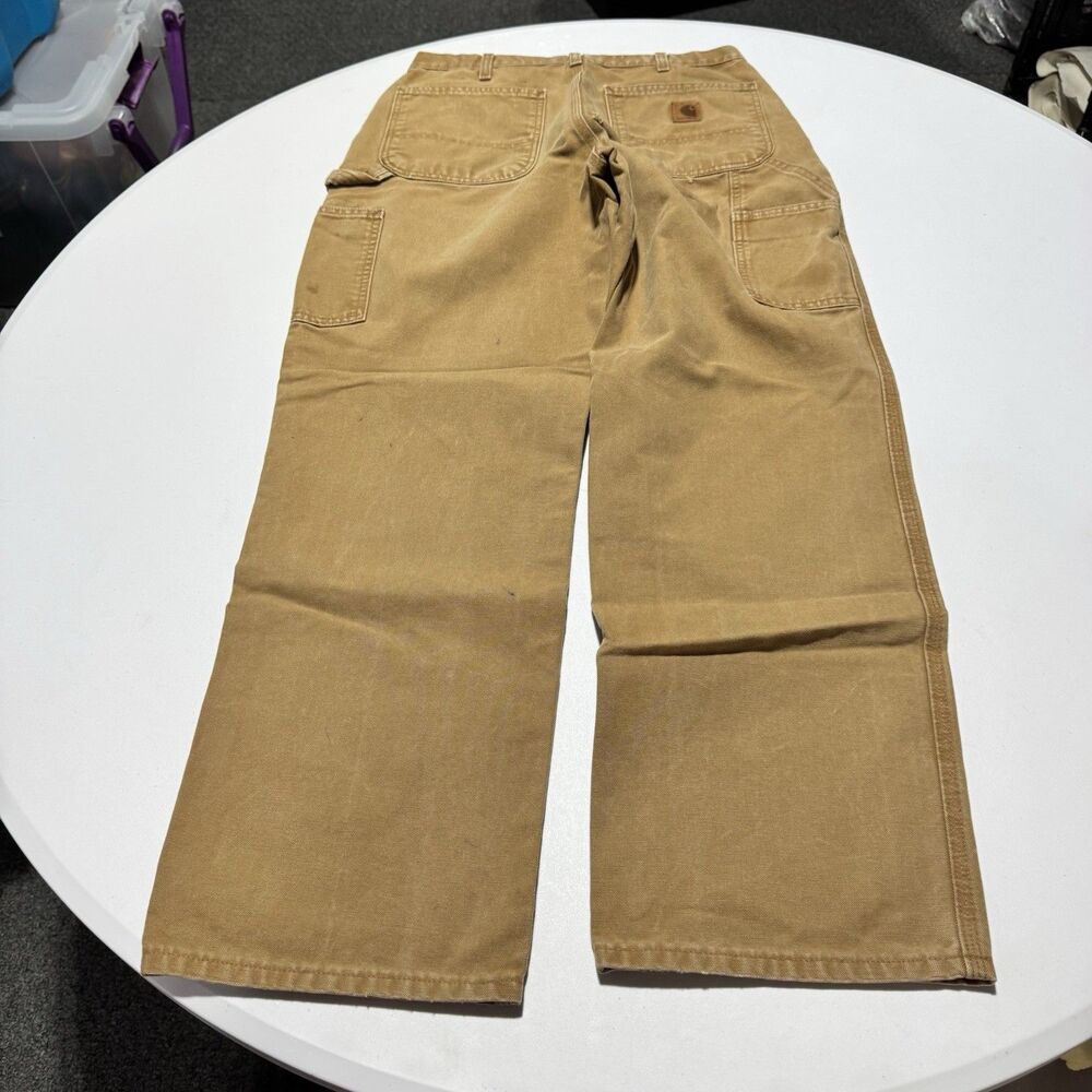 Lot of 3 Carhartt Pants Men's 32x32 Loose Original Fit Carpenter Canvas Work - Picture 14 of 16
